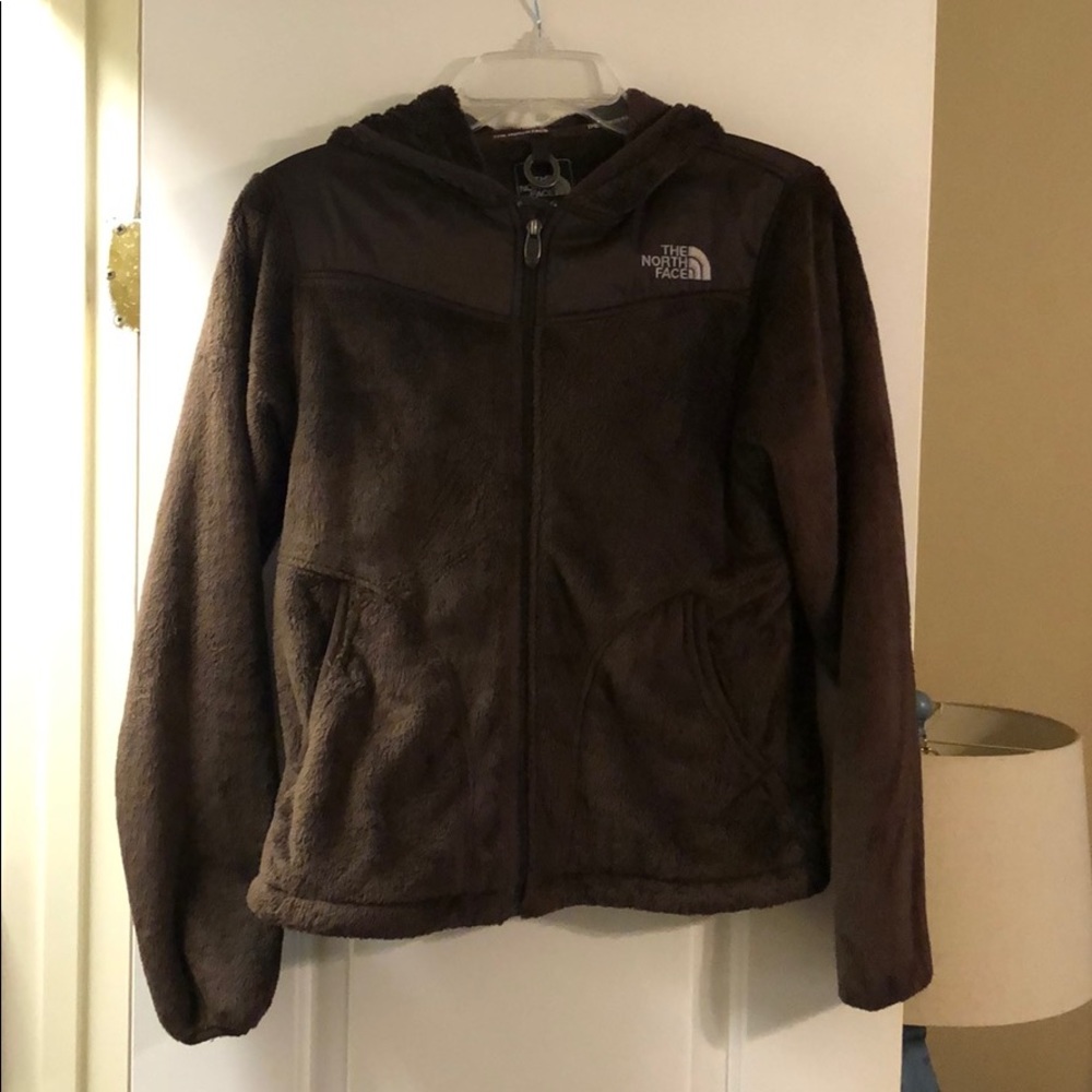 Brown North Face jacket